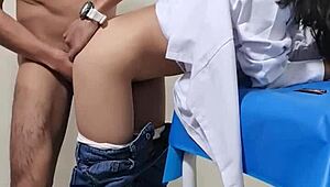 Hidden Camera Captures Real Mexican Couple From Puebla Central Clinic In Doggystyle Action