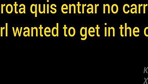 Teen Risks Public Handjob for Hot Girl on Street