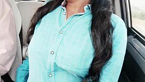 Teen College Girl With Big Boobs In Car Romance And Dirty Talk With Nabar Uncle