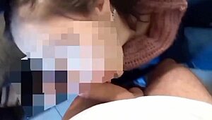 hey, my cuñado records me while i suck his big cock in this homemade petite latina teen clip