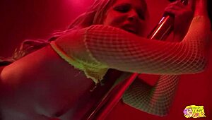 Angry blonde lesbian babes use strapon for hardcore pussy action