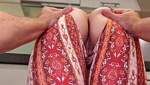 Hey, does my curvy maid mind if I bend her over in the kitchen for a quick creampie tip?