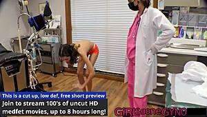 Examine My Hooters - Aria Nicole Gets Naughty in Hospital Fetish Scene with Toys