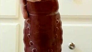 trying out xl flint and sleipnir toys while using a condom for safety