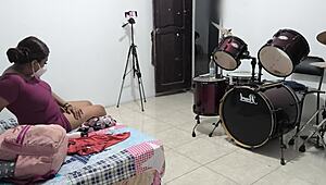 Sexy Housewife Packs Her Backpack To Go On Vacation To Venezuela