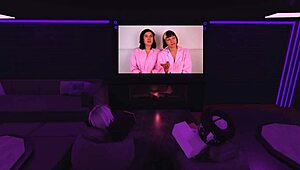 besties having fun together in a casual hangout with games and laughs