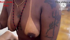 Oh Wow, Check Out The Behind-the-scenes Action With That Big Ass Mature Indian Babe In An Interracial Massage!