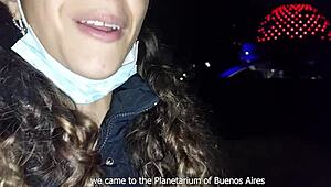 Who Knew Fucking a Hot Latina in Public at Buenos Aires Planetario Would Feel This Thrilling with Creampie