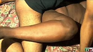 hey, you think this ebony calabar chick can handle getting fucked hard by that monster cock pornstar?