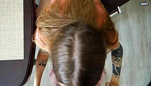 Amateur European Blowjob And Doggystyle Sex In Kitchen With Petite Tattooed 18+ Girl Sunako Kirishiki Ending In Cumshot