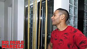 You think this nerd can handle eating out a hot Latina in the club bathroom?