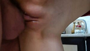 Amateur European Blowjob And Doggystyle Sex In Kitchen With Petite Tattooed 18+ Girl Sunako Kirishiki Ending In Cumshot