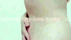 yo this asian bunny slut's piercing her tits while dancing wild with that taiwanese vibe 😘