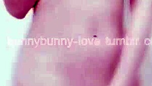 yo this asian bunny slut's piercing her tits while dancing wild with that taiwanese vibe 😘