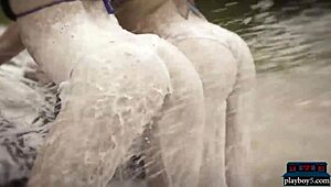 Ever Wonder How Playboy Babes In Bikinis Make Washing A Mercedes AMG GT So Tempting Outdoors?