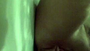 Gorgeous Christy Mack Shows Off Her Big Tits and Tattoo in a Horny Makeup Room Bath Behind-the-Scenes