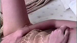 style i ruined his pussy with toys in this amateur brunette lesbian masturbation session