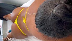 subtle hints of a delicious massage leading to solo wife fun