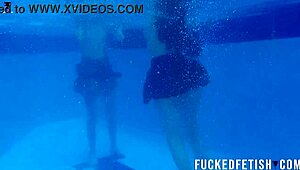 Yessica Bunny And Helen Star Get Horny In Sexy Pool Duo