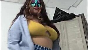 As a student without classes today, I felt increasingly aroused, anticipating my boyfriend's arrival for an intimate evening together.