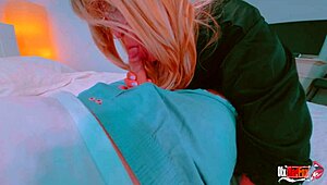 Madrastra follada por el culo en vaquera anal con creampie.