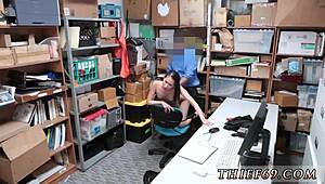 Asian Blowjob Turns Hardcore With Interracial Police Baton In Habitual Theft Scenario