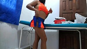 Watch Sexy Sarita Tease Alone With Her Big Ass And Huge Tits In Lingerie!