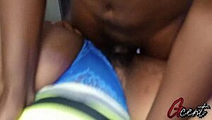 Big Ass Friend Shows Up in Short Dress for Quick Missionary Pounding with Huge Cock.