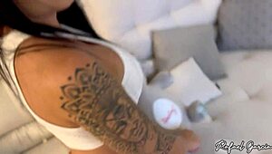 i invited my hot brazilian neighbor over for a movie and we ended up having fun together