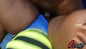 Big Ass Friend Shows Up in Short Dress for Quick Missionary Pounding with Huge Cock.