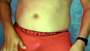 Hey, check me modeling this satin panty in a fun dance with bra and lingerie vibes! 💃🩲