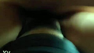 she acts spoiled yet helps him remove her thong in the scene