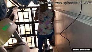 Gym Instructor Seduces Big Ass 45-Year-Old Client And Fucks Horny Pussy With BBC