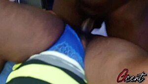 Big Ass Friend Shows Up in Short Dress for Quick Missionary Pounding with Huge Cock.