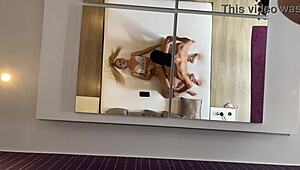 fucking skinny muscular nela decker hard in front of mirror with dirty screams