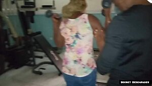 Gym Instructor Seduces Big Ass 45-Year-Old Client And Fucks Horny Pussy With BBC