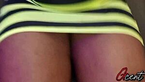 Big Ass Friend Shows Up in Short Dress for Quick Missionary Pounding with Huge Cock.