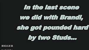 i'm taking on a whole room of cocks with brandi sucking them all down