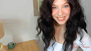 oh man, this tantaly consultant let me test their sex dolls... and it was like, so intense with creampie and squirting