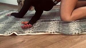 Wow, watch this hot college girl reveal yoga positions you've never imagined!