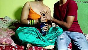 Amateur Indian Couple In Roleplay Where He Fucks The Newly Married Neighbor Wife With Creampie And Dirty Fingering