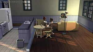 Step sister rides step bro like a horse