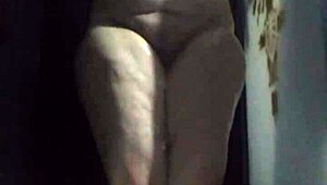 in the shower, this milf takes her time with a steamy solo session, getting all worked up