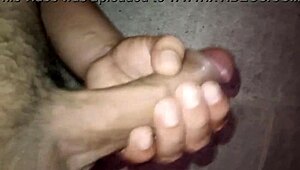 Guy Wets His Smooth Hot Cock Just How You Like It