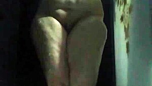 in the shower, this milf takes her time with a steamy solo session, getting all worked up