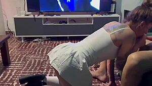 Argentinian Milf Takes Intense Anal in Wild Trio