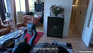 Ranskalainen goottityttö saa kovaa anaalia