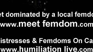 Tu polla CHICA se HUMILLA en esta sesión FEMDOM intensa con POV de verga pequeña 18+