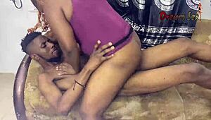 omg, check out this big boobs house maid riding her bbc boss in cowgirl with oiled up tits and creampie finish 😈