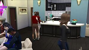 Wow, dive into Sims 4 cuckolding story episode 4 where the wild party explodes with old twists!